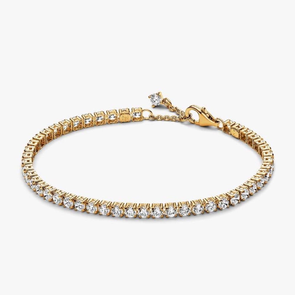 Pandora Gold Tennis Bracelet